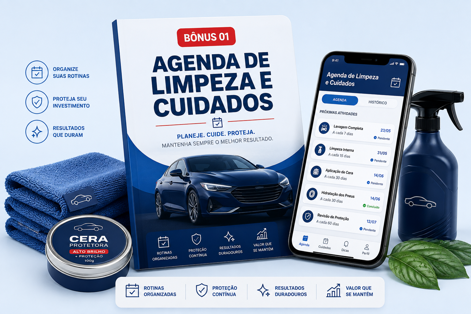 Agenda de Limpeza e Cuidados
